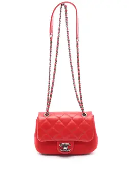 CHANEL Pre-Owned: Сумка через плечо с цветочным принтом 