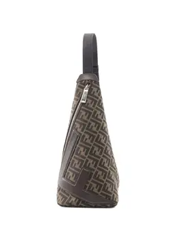 Fendi Pre-Owned: Тёмная сумка 