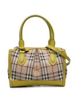 Burberry Pre-Owned: Коричневая сумка 