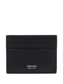 TOM FORD: Чёрный картхолдер  Logo