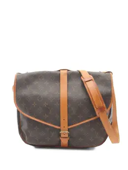 Louis Vuitton Pre-Owned: Коричневая сумка через плечо 