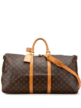 Louis Vuitton Pre-Owned: Коричневая дорожная сумка 