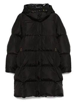 Moncler: Пальто с капюшоном 