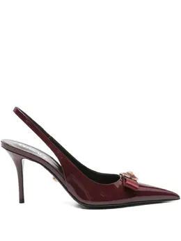 Versace: Тёмные туфли  Gianni