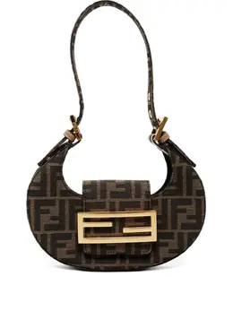 Fendi Pre-Owned: Коричневая сумка 