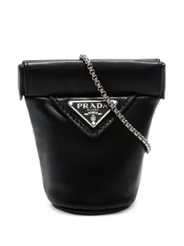 Prada Pre-Owned: Чёрный клатч 