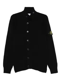 Stone Island: Чёрный кардиган 