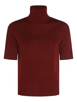 Allude: Свитер с коротким рукавом 