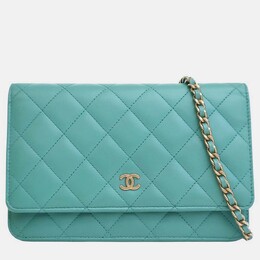 Chanel: Голубой кошелёк 