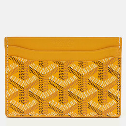 Goyard: Жёлтый картхолдер 