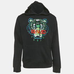 Kenzo: Чёрный свитшот  Tiger