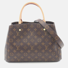 Louis Vuitton: Коричневая сумка  Montaigne