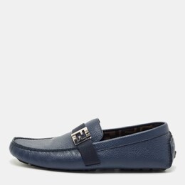 Fendi: Синие мокасины  Blue