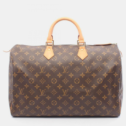 Louis Vuitton: Коричневая сумка  Speedy