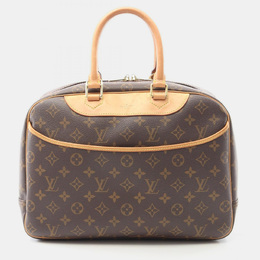 Louis Vuitton: Коричневая сумка  Deauville