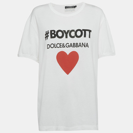 Dolce & Gabbana: Белая футболка  T