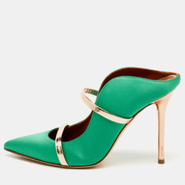 Malone Souliers: Зелёные сабо 