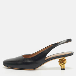 Bottega Veneta: Чёрные туфли 