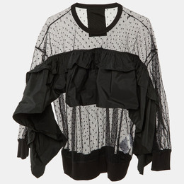 RED Valentino: Чёрный топ 