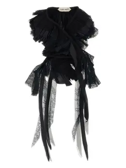 Alberta Ferretti: Чёрный шарф 