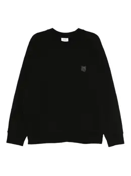 Maison Kitsuné: Чёрный свитшот 