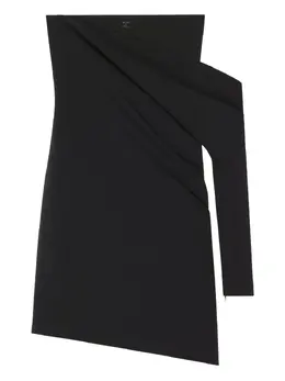 Courrèges: Платье с длинным рукавом 