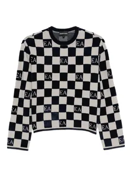 Emporio Armani: Чёрный свитер 