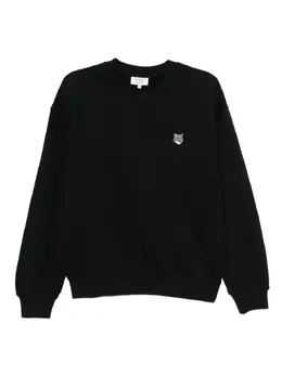 Maison Kitsuné: Чёрный свитшот 