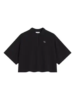 Maison Kitsuné: Чёрное поло 