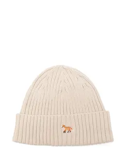 Maison Kitsuné: Белая шапка 