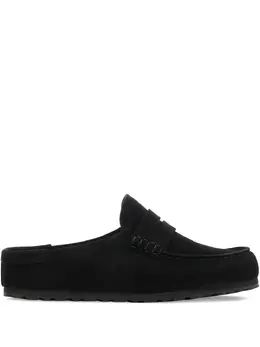 Birkenstock: Чёрные сабо 