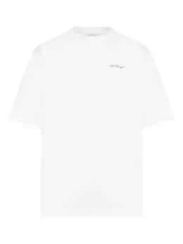 Off-White: Футболка  Arrow с принтом