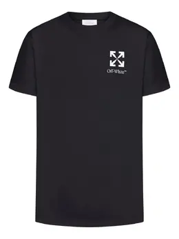 Off-White: Чёрная футболка  Arrow