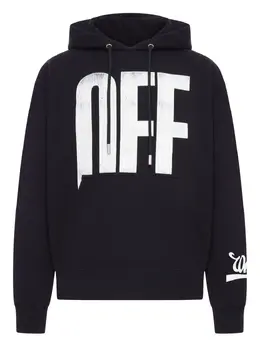 Off-White: Толстовка с принтом 