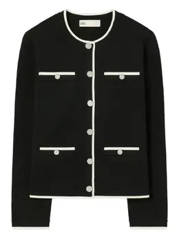 Tory Burch: Синий кардиган  Kendra