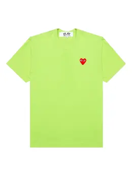 Comme Des Garçons Play: Зелёная футболка  Heart