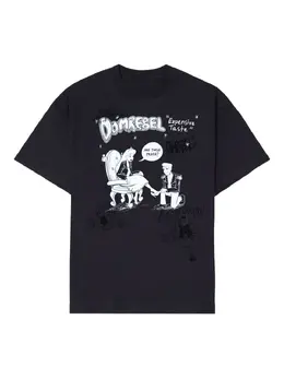 DOMREBEL: Чёрная футболка 