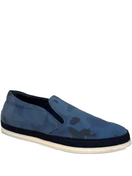 Tod's: Голубые мокасины 