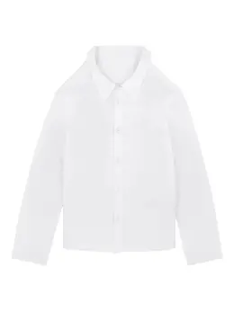 MM6 Maison Margiela: Рубашка с воротником 
