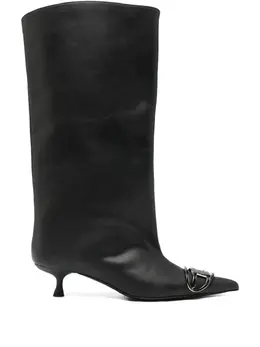 Diesel: Чёрные ботинки 