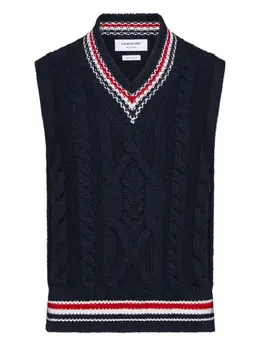 Thom Browne: Трикотажный жилет 