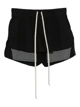Rick Owens DRKSHDW: Чёрные шорты 