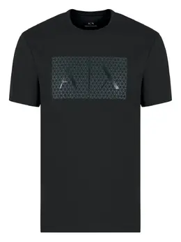 Armani Exchange: Футболка с принтом 