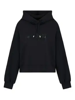 Armani Exchange: Толстовка со стразами 