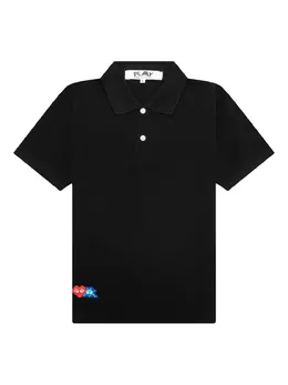 Comme Des Garçons Play: Чёрное поло  Heart