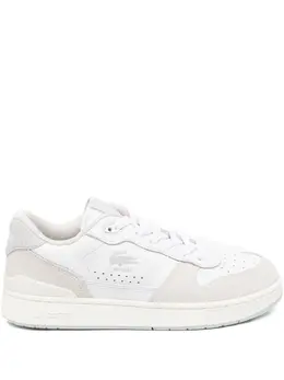 Lacoste: Белые кроссовки  T-clip
