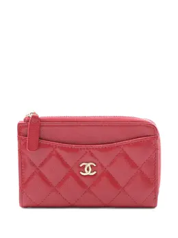 CHANEL Pre-Owned: Красный кошелёк 