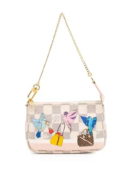 Louis Vuitton Pre-Owned: Белая сумка 