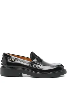 Tod's: Чёрные лоферы 