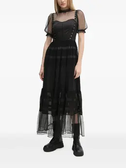 AllSaints: Платье из фатина 